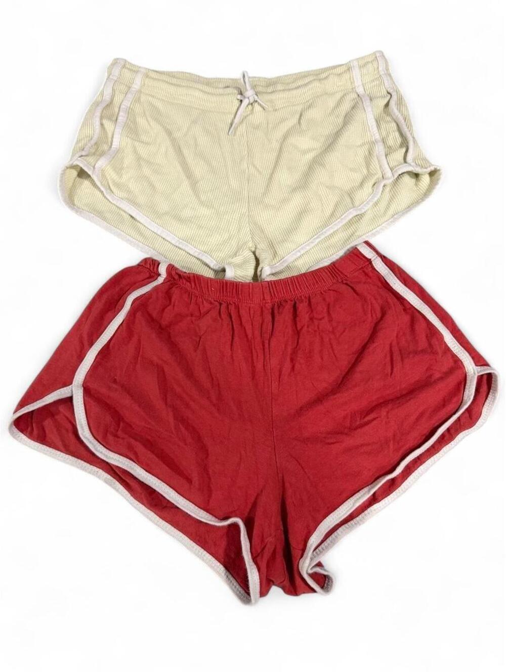Brandy Melville Women's Multi and Red Shorts